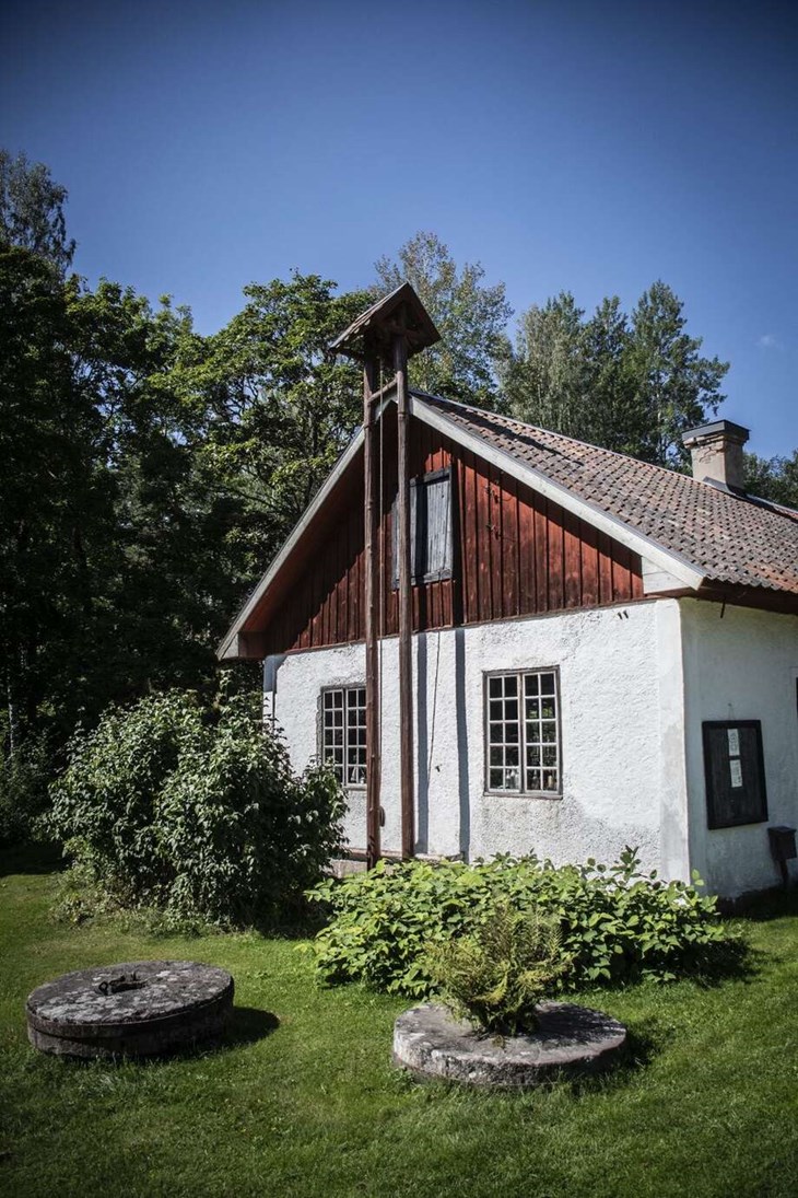 Smedjan som försåg orten med tänger, spett och spik, bland annat. Foto: Christian Larsen