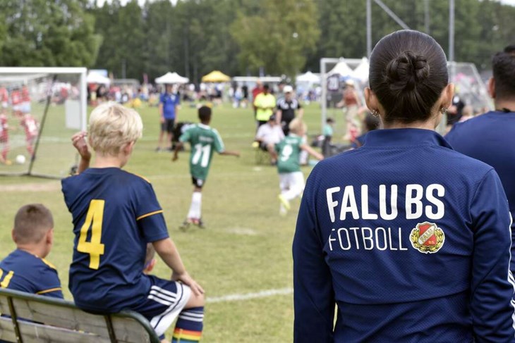 Falu BS var en av många lokala klubbar som deltog i Dalecarlia Cup. Foto: Pär Sönnert