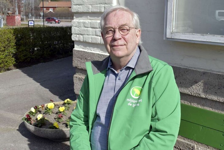 "Vår ambition är att få vara med och styra efter valet. MP har en stark organisation trots att vi är rätt små. Vi kommer nog att tillhöra kommunens små partier även efter valet", säger Magnus Gabrielson. Foto: Pär Sönnert