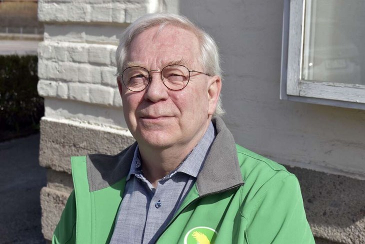 Magnus Gabrielson är både lokal ordförande, gruppledare och Miljöpartiets förstanamn på listan till kommunalvalet i Säter. Foto: Pär Sönnert