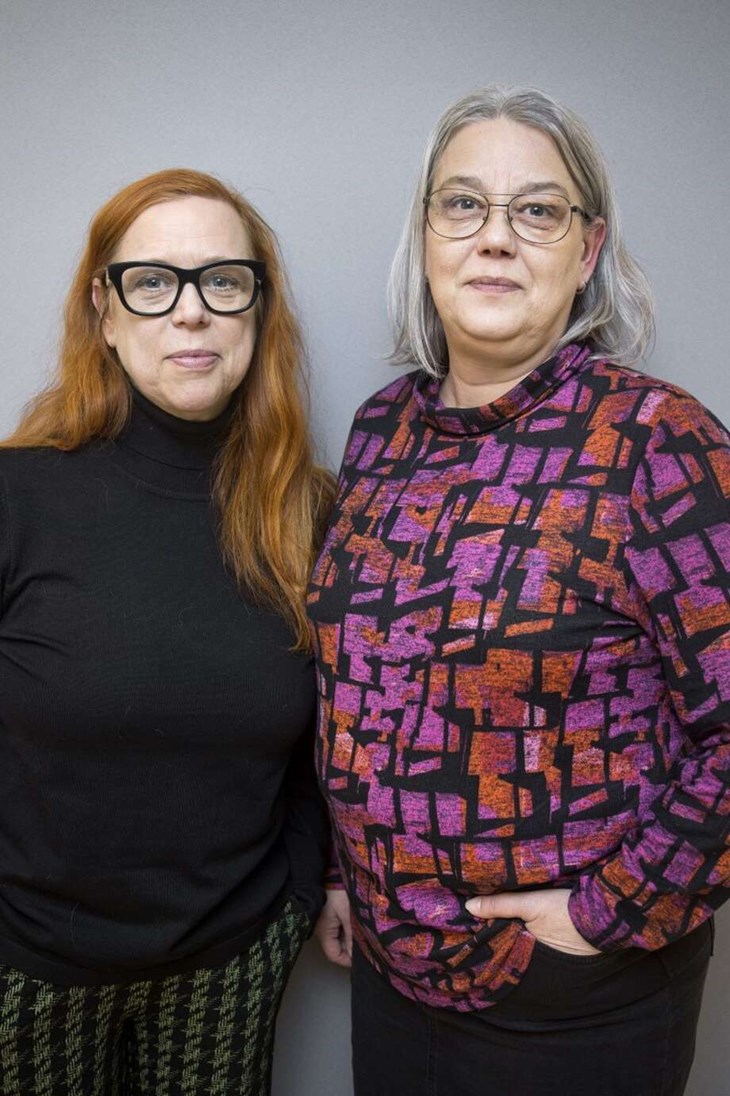 Carina Gullemo, förvaltningschef vård och omsorg, och Åsa Bergkvist (S), ordförande vård- och omsorgsnämnden. Foto: Sara Flodin/arkiv