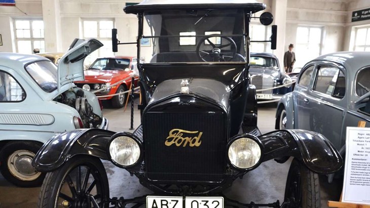 En T-Ford från 1923 är en av rariteterna på motoravdelningen. Foto: Maria Karlsson