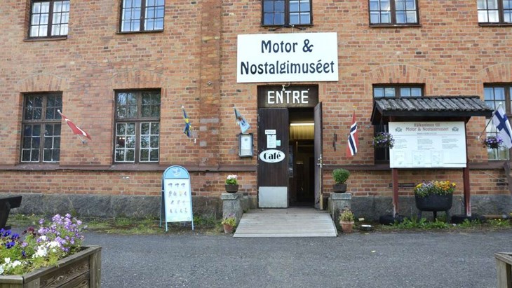 Motor- & Nostalgimuseet ligger i Grängesbergs gruvas tidigare ångcentral. Foto: Maria Karlsson