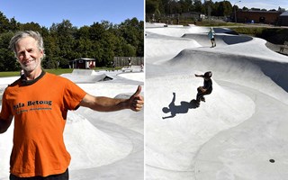 Skatepark med unik