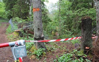 Utökad inhägnad efter ras i Klackberg