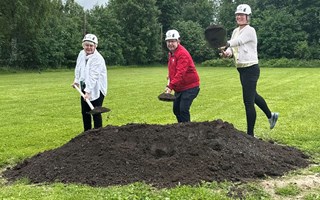 Första spadtaget för Pep-parken
