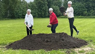 Första spadtaget för Pep-parken