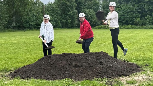 Första spadtaget för Pep-parken