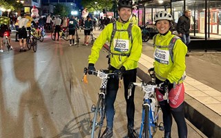 Livsviktig insats under cykelloppet