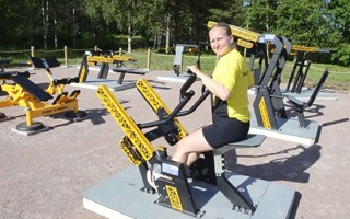 Efterlängtat utegym invigt