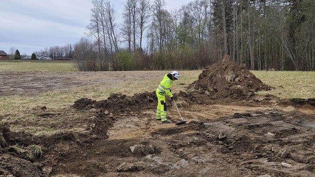Utgrävning på historisk gårdstomt i Bengtsbo
