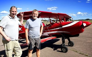 Nu laddar de för stor flygshow