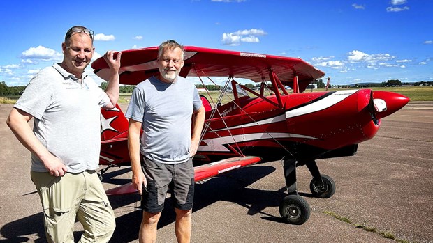 Nu laddar de för stor flygshow Nu laddar de för stor flygshow