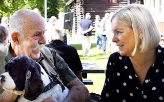 Nisse fick en egen pratstund med Magda