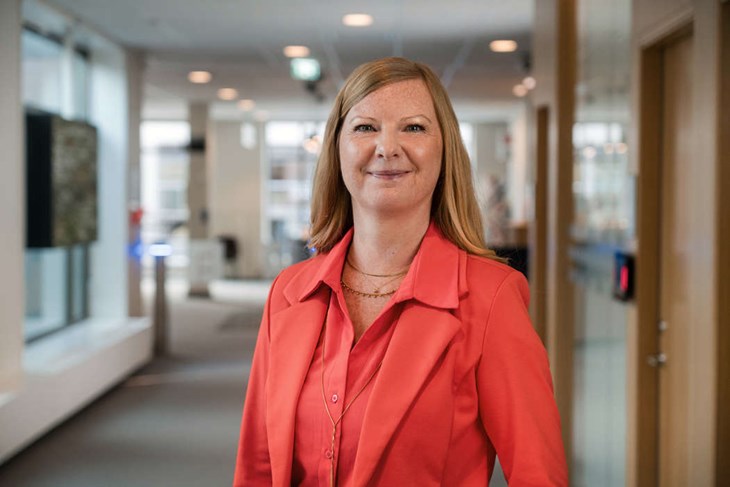 Jenny Clarström, chef vid Kvalitet och FCP (financial crime prevention) på LF Dalarnas. Foto: Pressbild