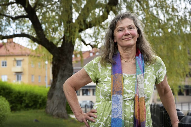 "Omställningen till ett mer hållbart samhälle kan ge fler arbeten", menar Maj Ardesjö (MP). Foto: Sonny Jonasson