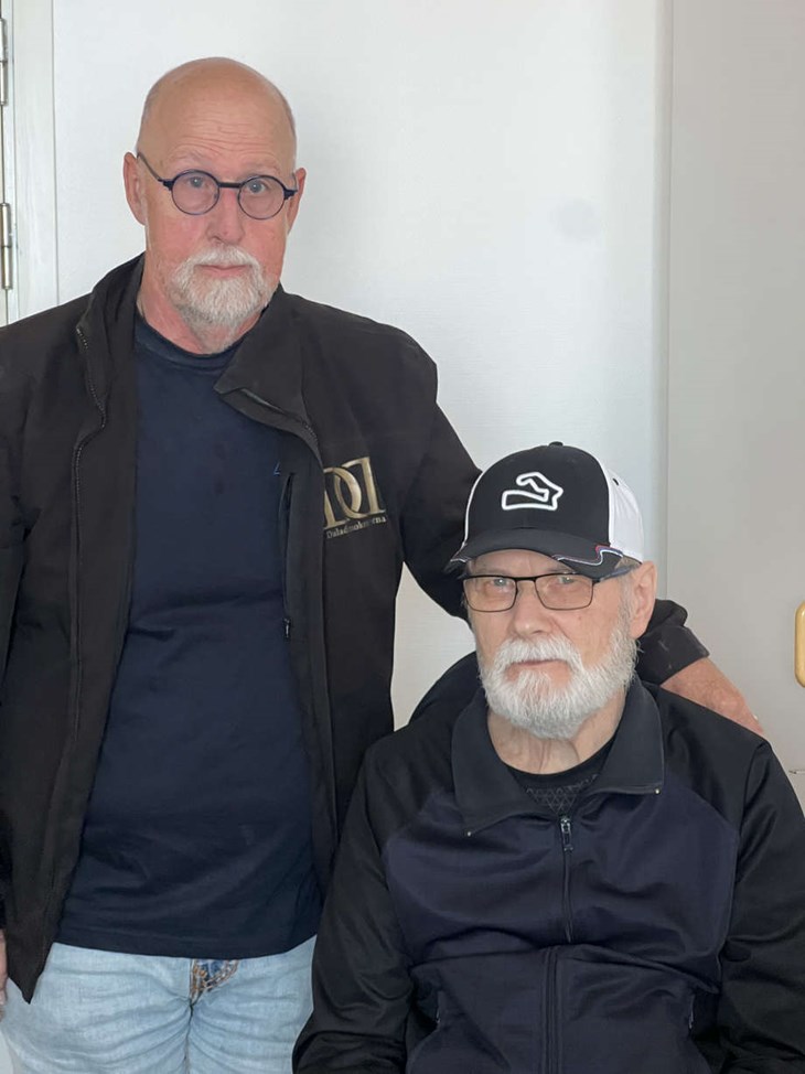 Dalademokraterna Benny Rosengren och Roland Johansson. Foto: Sara Flodin