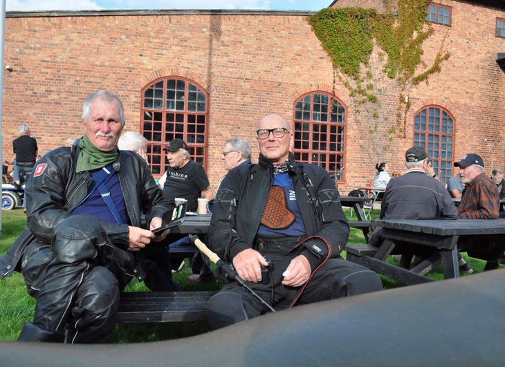 Bengt-Olof Bertilsson och Thomas Lundmark kom på varsin BMW. Foto: Lisa Björklund