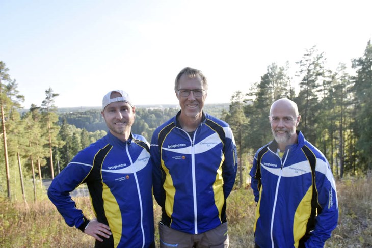 Trio i Dalaportens OL som ser fram emot den 3 oktober, från vänster: Ronny Wedin, Tony Back och Jerker Sterneland. Foto: Niclas Bergvall