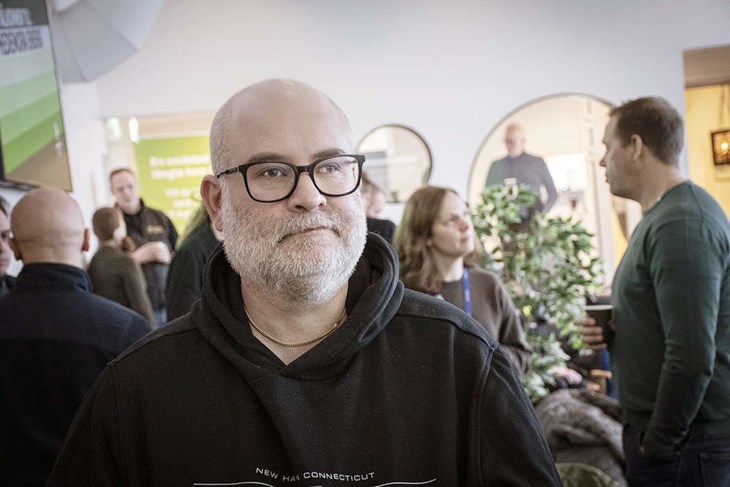 Socialdemokraternas valsamordnare i Hedemora, Daniel Andersson, säger att partiet jobbar för att få upp valdeltagandet i Garpenberg. Foto: Christian Larsen