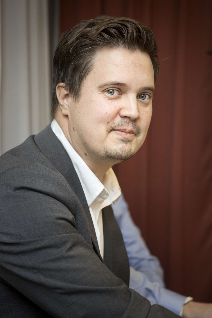 omsorgsnämndens ordförande Christopher Nilsson (S). Foto: Sara Flodin