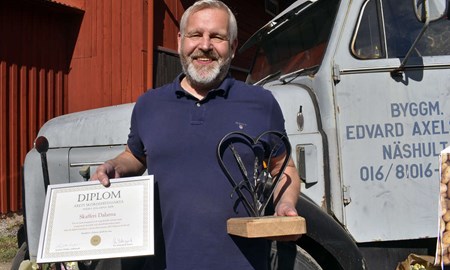 Han fick skördefesthjärtat