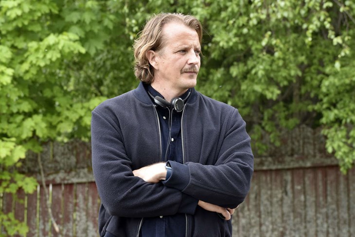 I början av juni medverkade Johan Hedman vid inspelningarna av den kommande kriminalserien "Riksmord", som bland annat spelades in i Borlänge kommun. Foto: Pär Sönnert