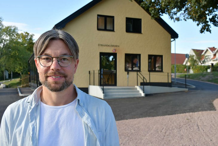 Jon Hanzén, Hedemora Kommunfastigheter, byggprojektledare för Strandgården. Foto: Jens Wikholm