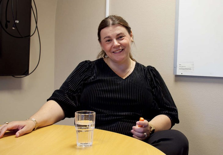 "Lokalt har vi ju en stark position och ett stort förtroende bland våra väljare", säger Blerta Krenzi (S). Foto: Lisa Björklund