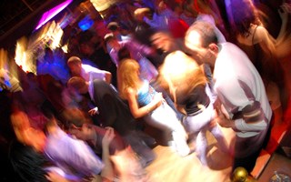 Rotary har träffar med disco