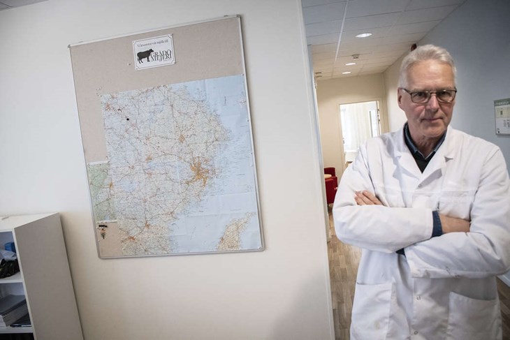 Staffan Eklöv kom från mejeriet i Bollnäs innan han landade på Grådö. Foto: Christian Larsen