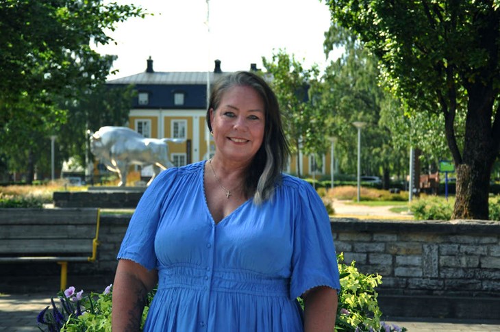 "Min övertygelse är att vi behöver tänka nytt inom omsorgen", säger Ulrika Eriksson-Segerström (KD). Foto: Lisa Björklund 