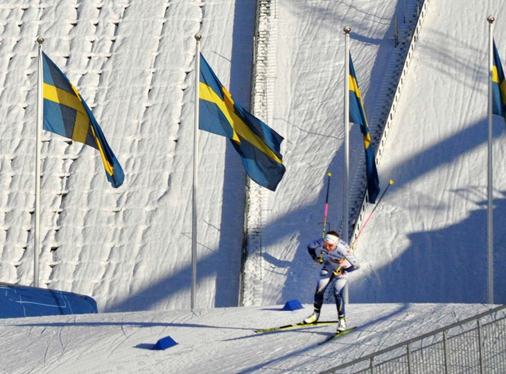 Skid-VM i Falun pågår mellan den 24 februari och 7 mars i vinter. Foto: Sonny Jonasson/Arkiv