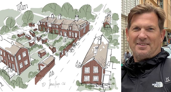 Pär vill se bostäder i sin gamla skola i Torsång