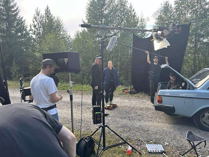 Den 16 oktober har filmen Mellan himmel och körtburkar premiär – dock inte i Borlänge. Foto: Privat