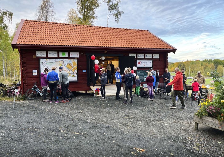 Ladans omfattande ansiktslyft firades med en heldag i idrottens och friluftslivets tecken. Foto: Jan Davidsson