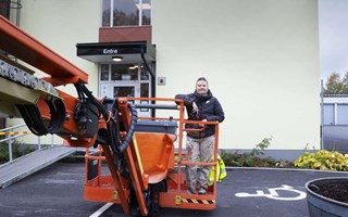 Ny muralmålning i Ludvika