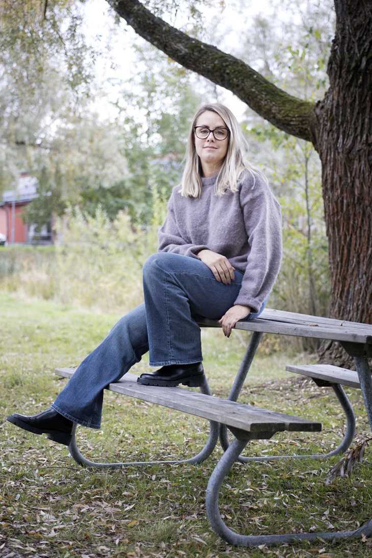 Den som planerar att starta företag kan få rådgivning av Emma Edman på Nyföretagarcentrum i bland annat processen att starta företag. Foto: Sara Flodin