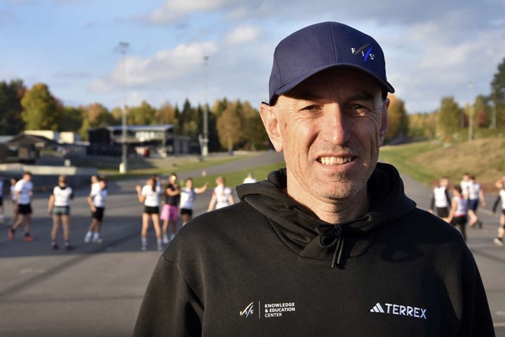 Alberto Rigoni, en av ledarna för Training Days-lägret i Falun. Foto: Sonny Jonasson