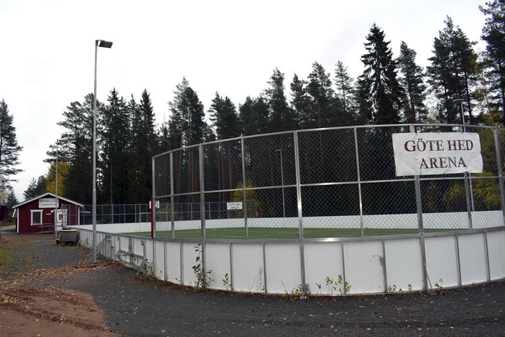 Göte Hed Arena i Sifferbo har fått ny belysning. Foto: Pär Sönnert