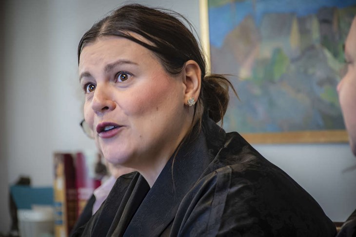 Blerta Krenzi (S) föreslås fortsätta de kommande fyra åren som den invanda rollen som kommunstyrelsens ordförande. Foto: Christian Larsen