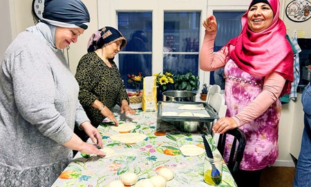 Brödbak med minnen och känslor
