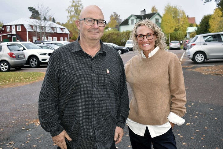 I och med det nya (S)a(M)arbetet har Mats Nilssons och Caroline Willfox Byströms roller förändrats. "När M var i opposition riktade de kritik mot oss, samtidigt som jag fick spela rollen som kränkt farbror. Men det lägger vi åt sidan nu, det här kommer att bli bra", säger Nilsson. Foto: Pär Sönnert