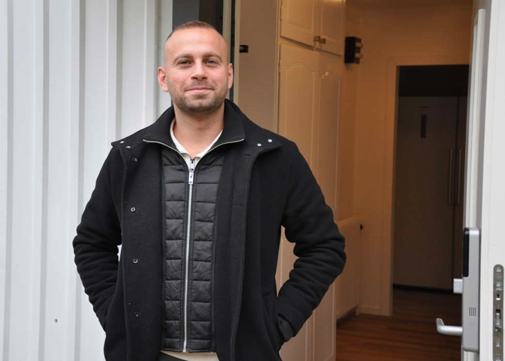 "Jag tror att boende i Horndal börjar acceptera situationen lite, min känsla är så i alla fall", säger Milad Kaiss. Foto: Lisa Björklund