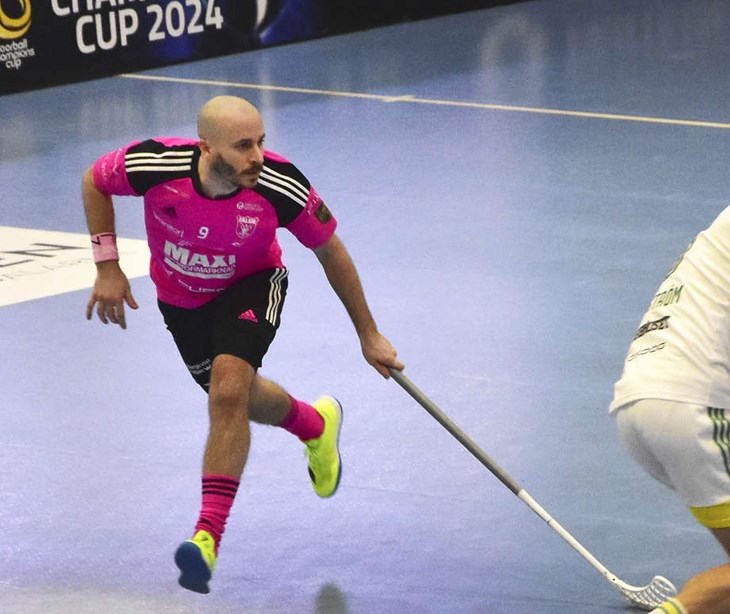 Alexander Galante Carlström, tidigare poängmaskin i IBF Falun, och i samspel med Max Gustafsson nu lagets nya tränarduo. Foto: Sonny Jonasson/Arkiv