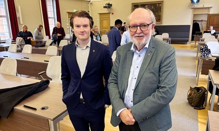 Lika spännande möte för ung som gammal