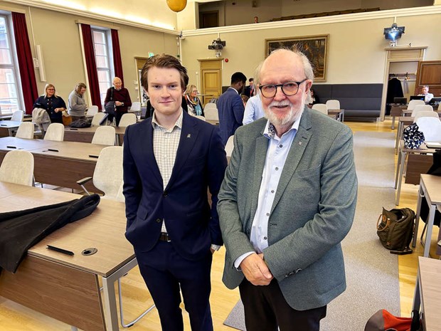 Lika spännande möte för ung som gammal