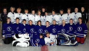 Här är ett gäng som deltog i Tomas Jonsson hockeyskola 2008.